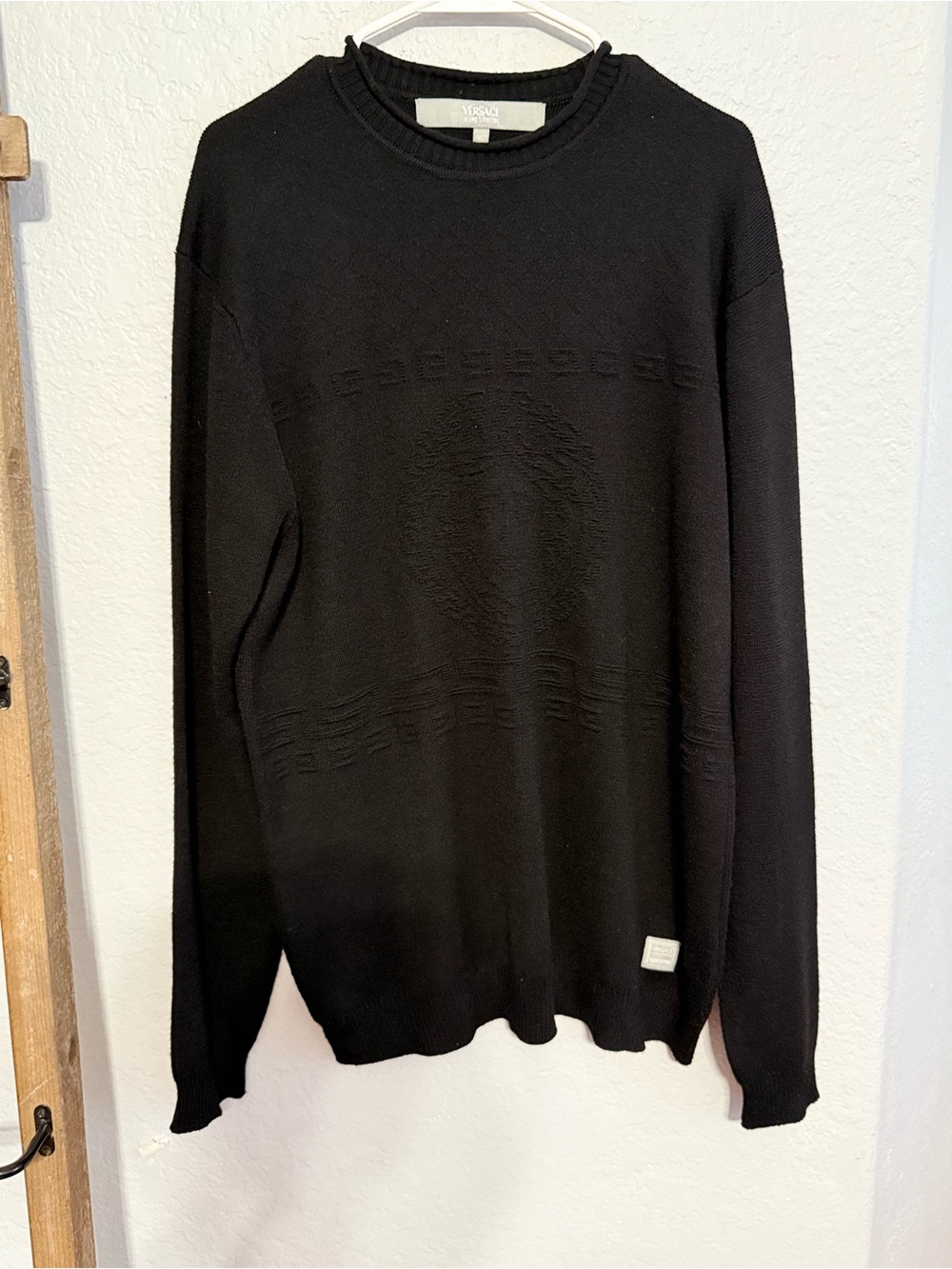 Versace Jeans Collection Men’s Black Crewneck Sweater